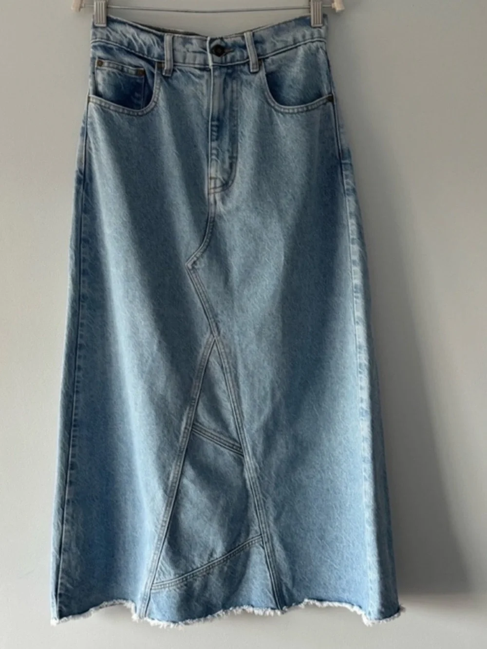 Spell Eve Denim Skirt in‎ Sun Washed Blue Size XS